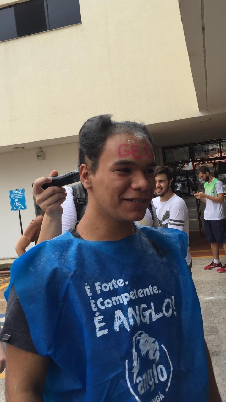 João Luiz Ribeiro, de 17 anos, aprovado em Geografia [Foto: Victor Simião]