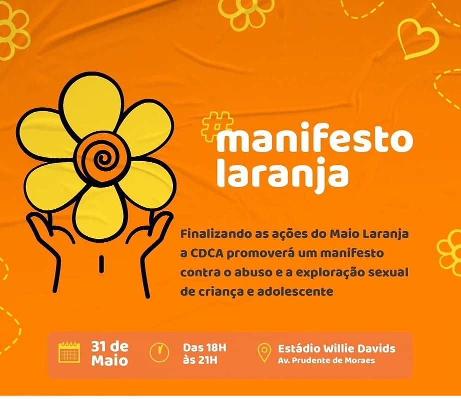 Contra a exploração sexual de crianças e adolescentes, OAB realiza “manifesto laranja"