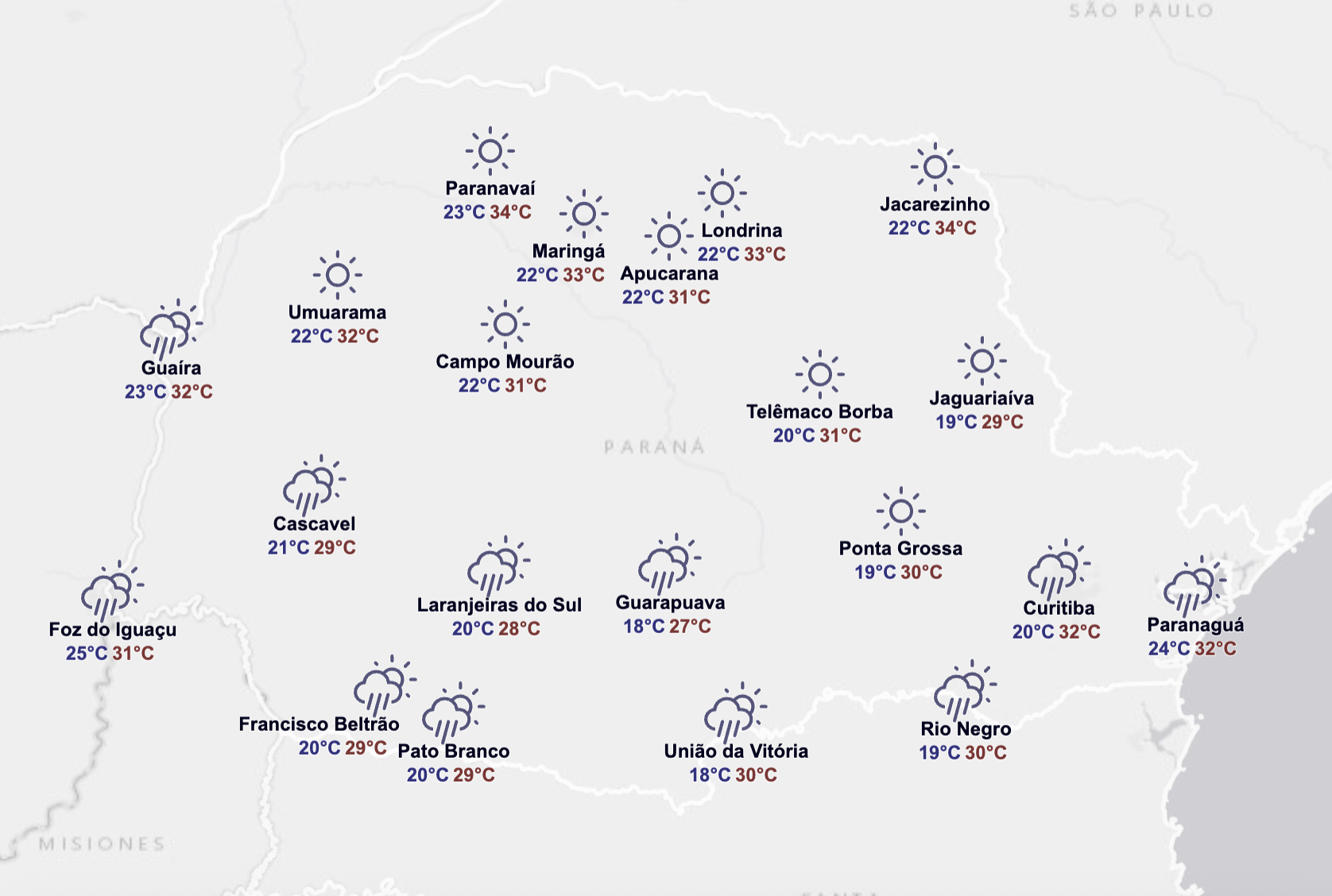 Foto: Simepar | Reprodução