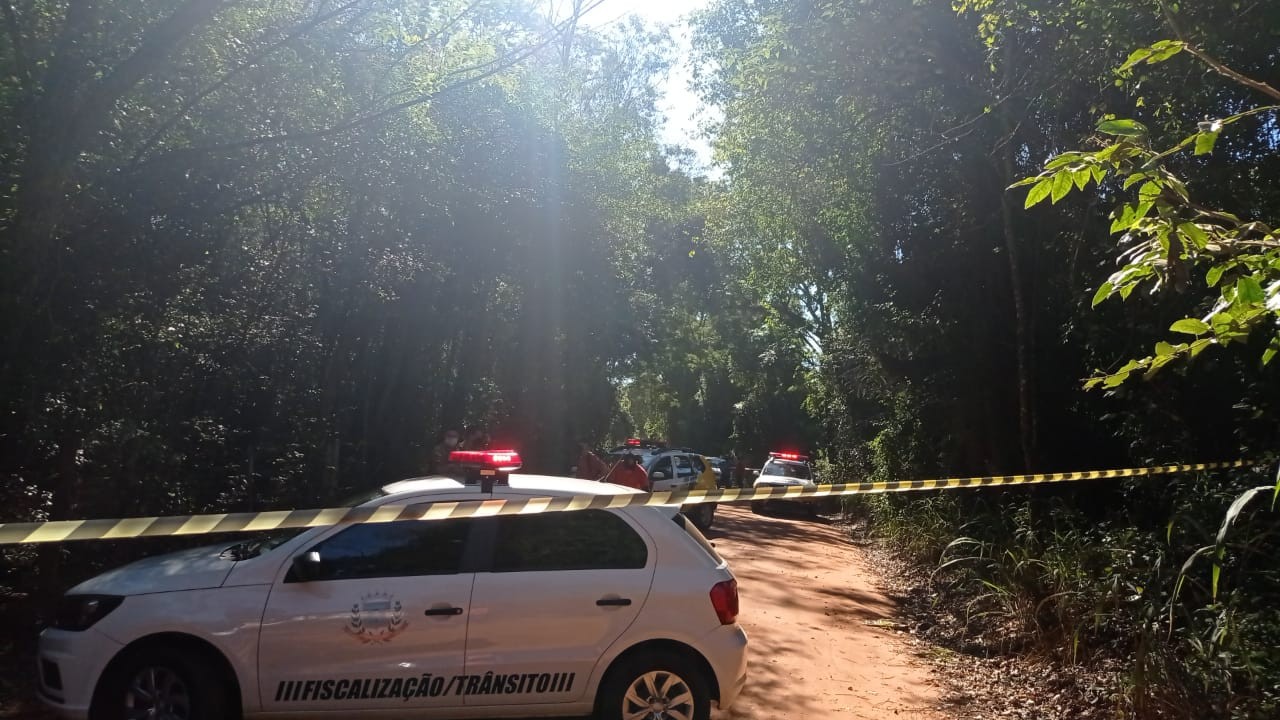 A área foi isolada para perícia – Foto: Defesa Civil