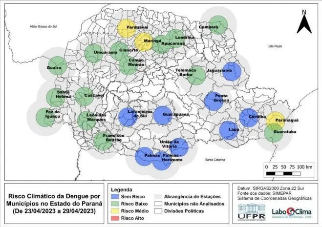 Fonte: Laboclima/UFPR/Sesa