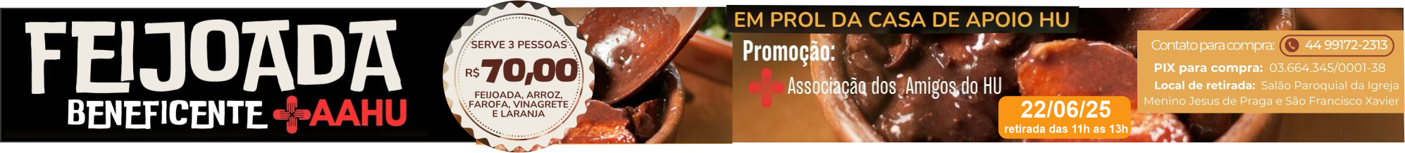FEIJOADA BENEFICENTE HU