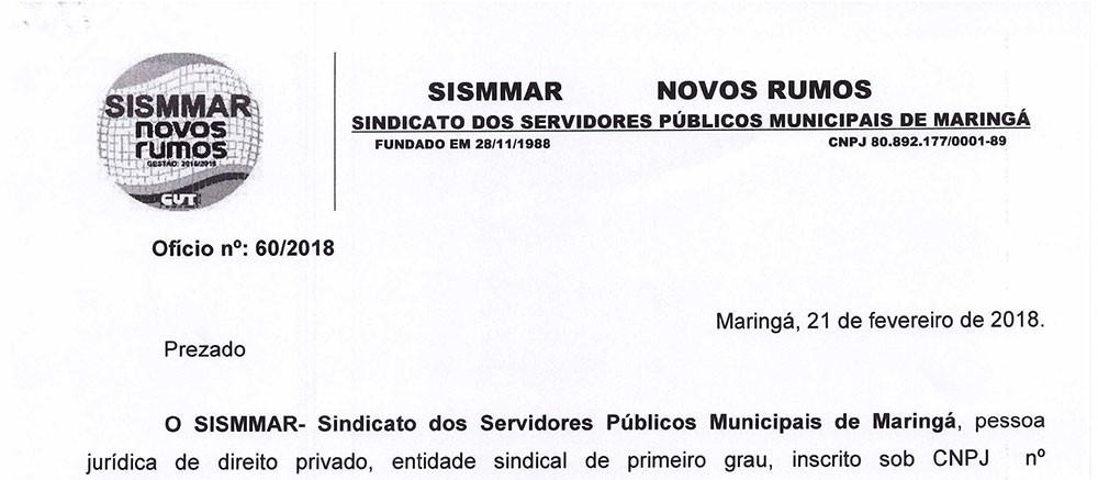 Sindicato abre mão de contribuição sindical de servidores públicos