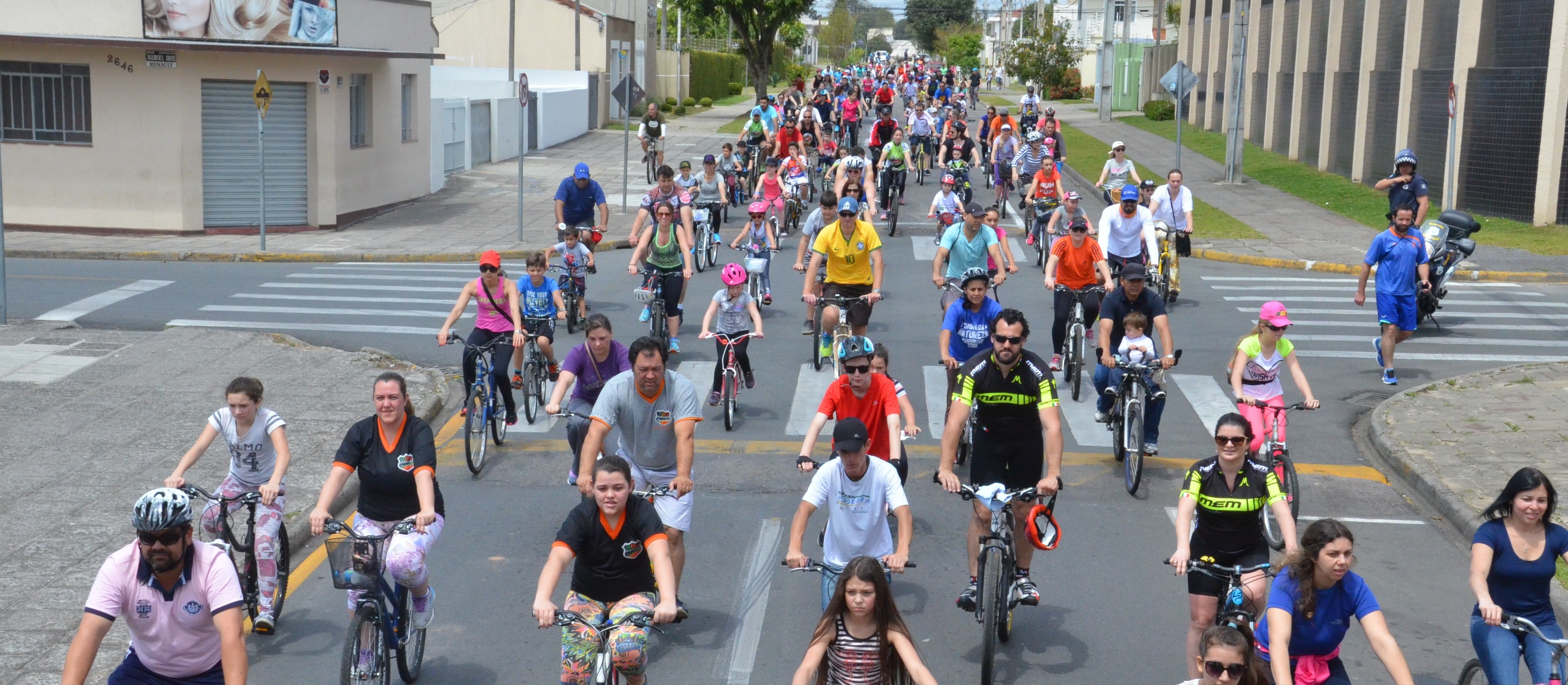 No feriado, terá Passeio Ciclístico e Caminhada da Família