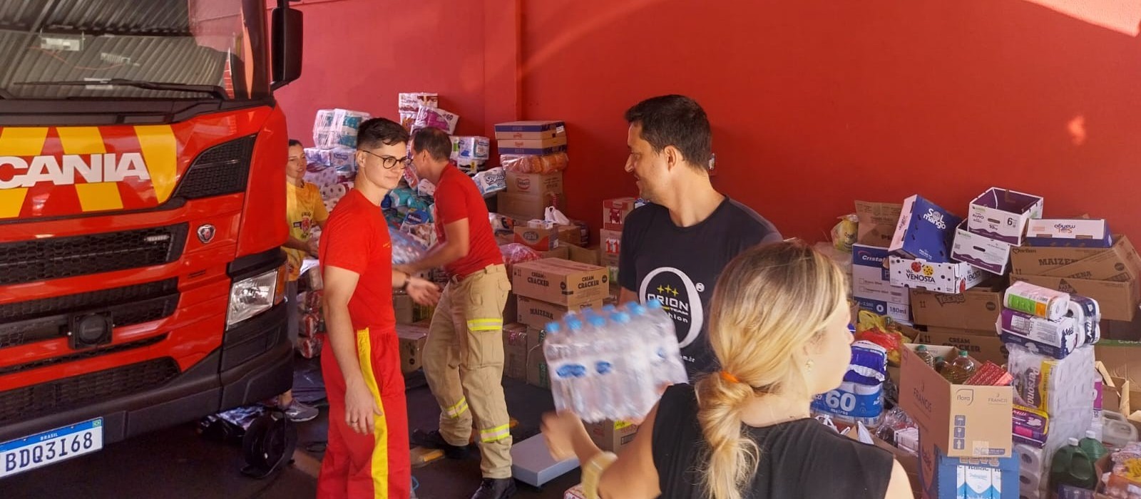 Doações para RS não param de chegar ao Corpo de Bombeiros em Maringá