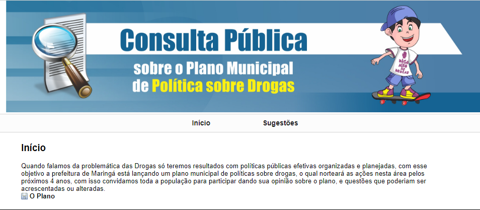 Consulta pública do plano de política sobre drogas encerra dia 24