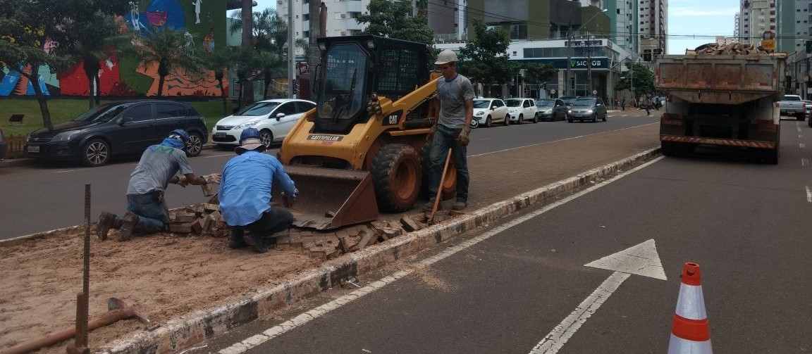 Começa a implantação de ciclovia na Avenida Horácio Racanello