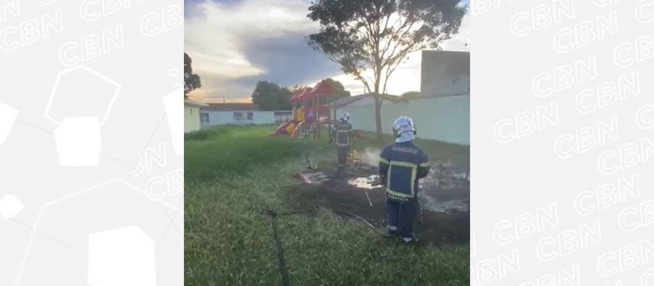 Incêndio em parquinho de Cmei pode ter sido criminoso