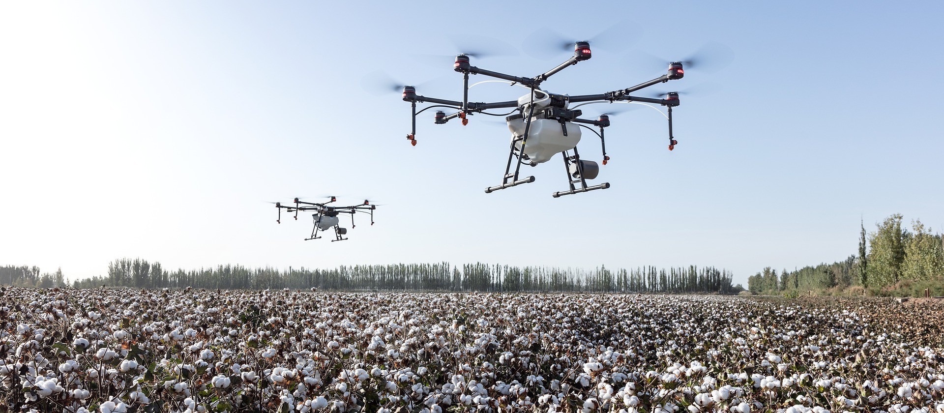 Drones sendo usados em entregas