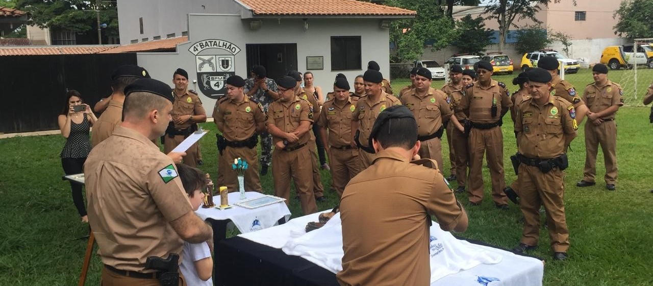 Em homenagem, PM se despede do cão Apolo