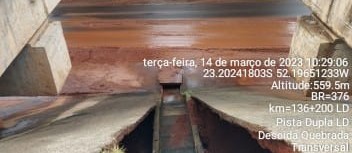 Dnit divulga fotos de manutenção em viaduto com risco de desmoronamento