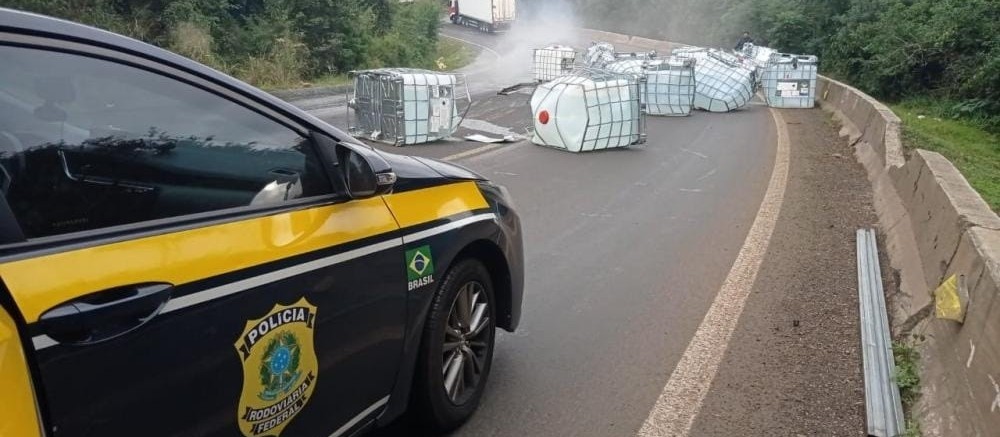 BR-277 segue interditada entre Nova Laranjeiras e Guaraniaçu nesta quarta-feira (31)