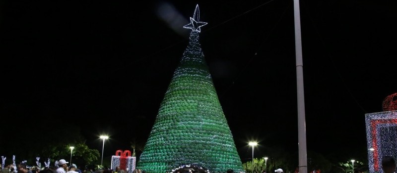 Incêndio destrói árvore de Natal ao lado da Catedral de Maringá