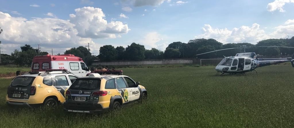 Trote mobiliza equipe de salvamento e até helicóptero do Samu