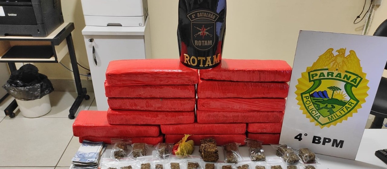 Adolescente é apreendida com 10 kg de maconha, em Sarandi