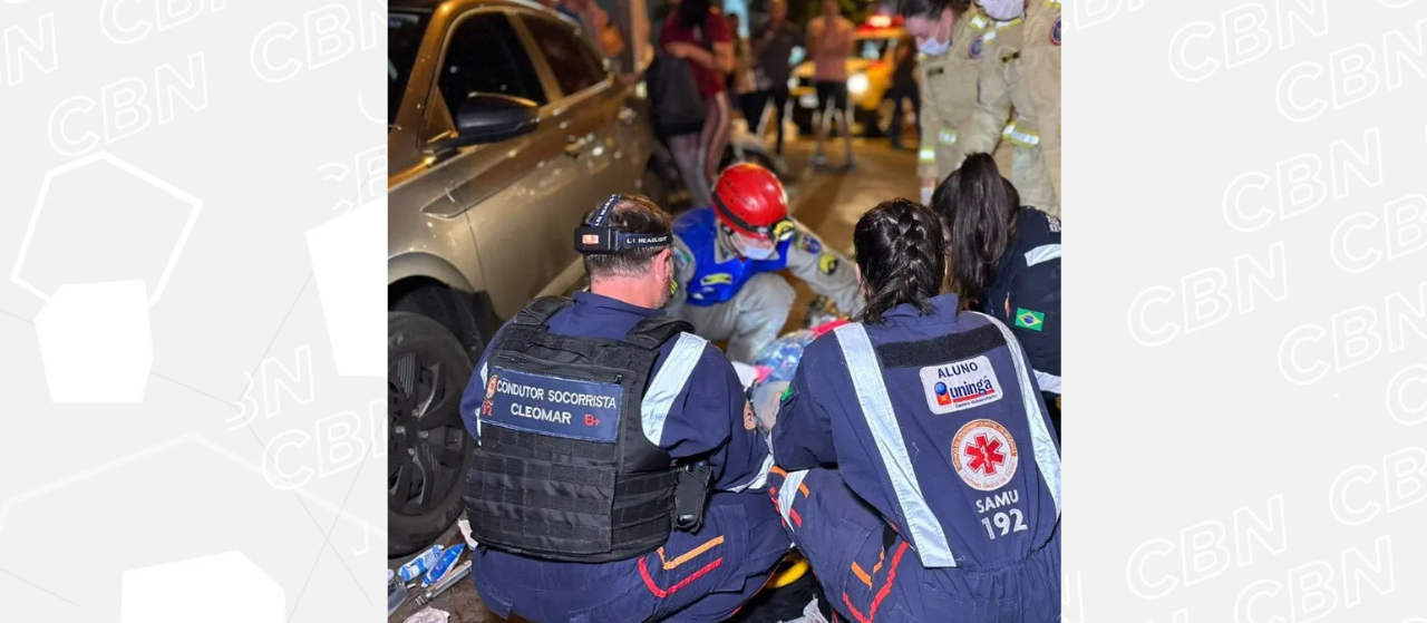 Jovem fica em estado grave após acidente em Maringá