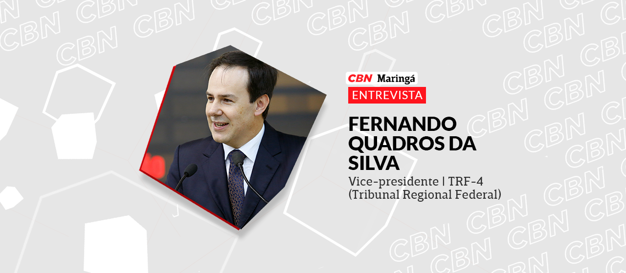 CBN Paraná conversa com o desembargador Fernando Quadros da Silva