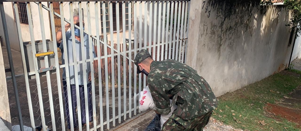 Provopar e Tiro de Guerra vão às ruas para arrecadar doações para a Campanha do Agasalho