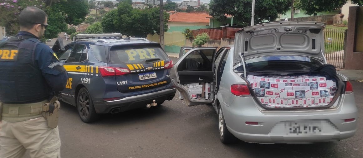 8 mil maços de cigarro: Homem é preso pela terceira vez por contrabando