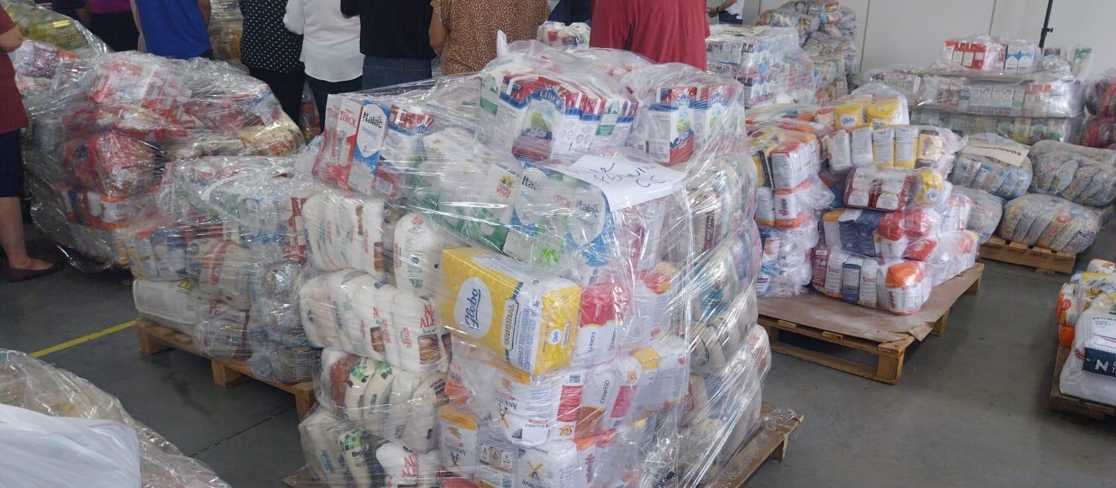 Pra Somar entrega 25 toneladas de alimentos a entidades assistenciais