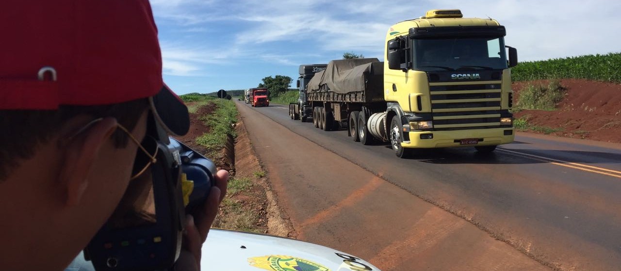 Chuva atrapalhou a fiscalização com radar