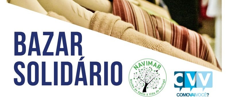 CVV realiza bazar para arrecadar fundos