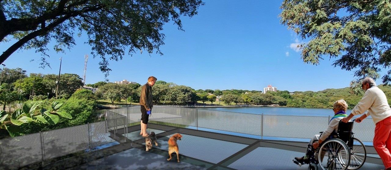 Após reforma, Parque Alfredo Nyffeler ganhará pista de caminhada emborrachada e mirante