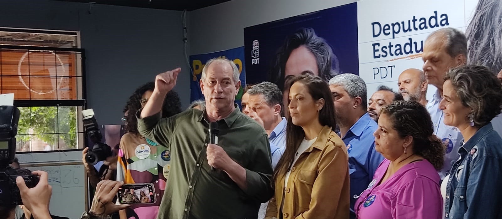 Em Maringá, Ciro Gomes (PDT) diz que o Brasil tem que aprender com o Paraná