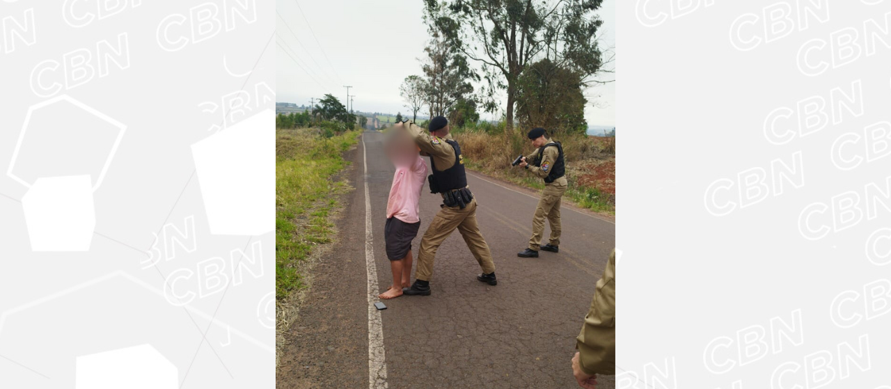 Homem coloca fogo em mata de Cianorte e é preso