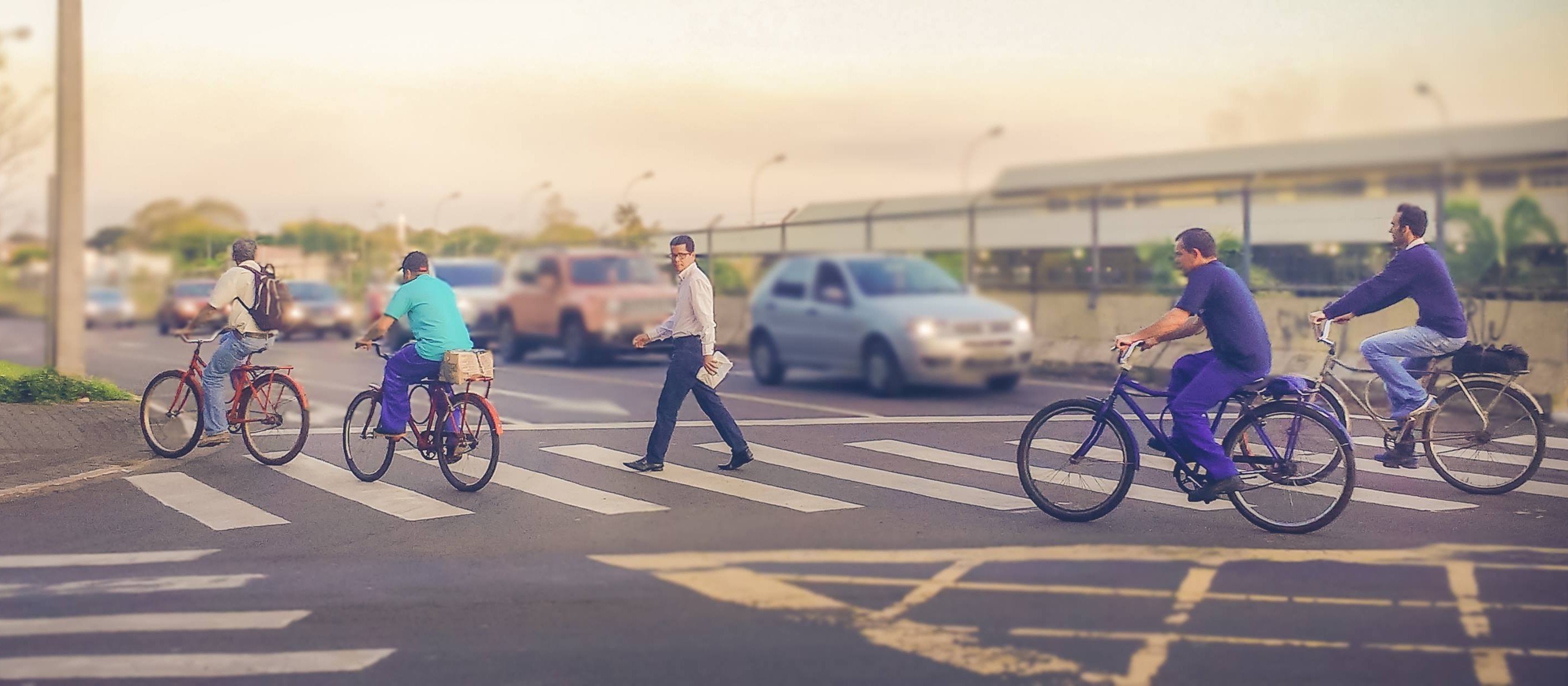 Uso da bicicleta contamina