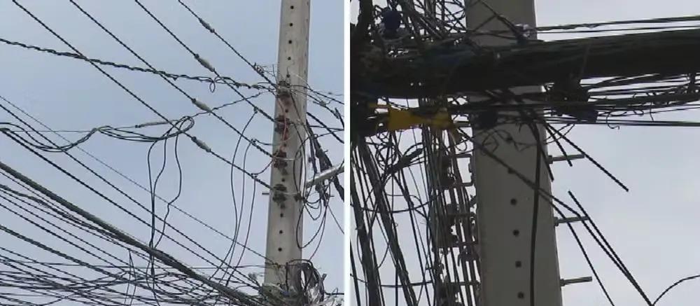 Após morte em acidente com fiação, Procon dá 30 dias para retirada de cabos irregulares