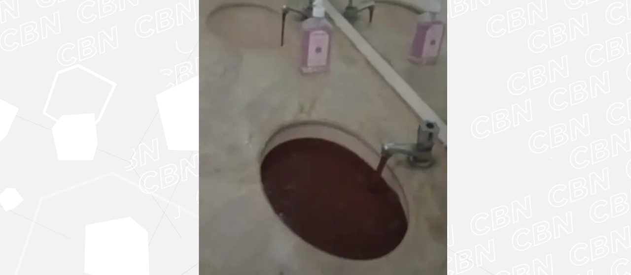 Vídeo mostra água suja saindo de torneiras da UEM e Prefeitura do Campus se pronuncia