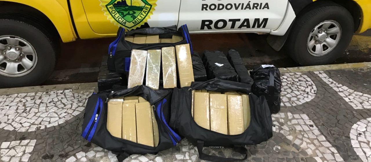 PRE apreende quase 200 kg de maconha em Perobal