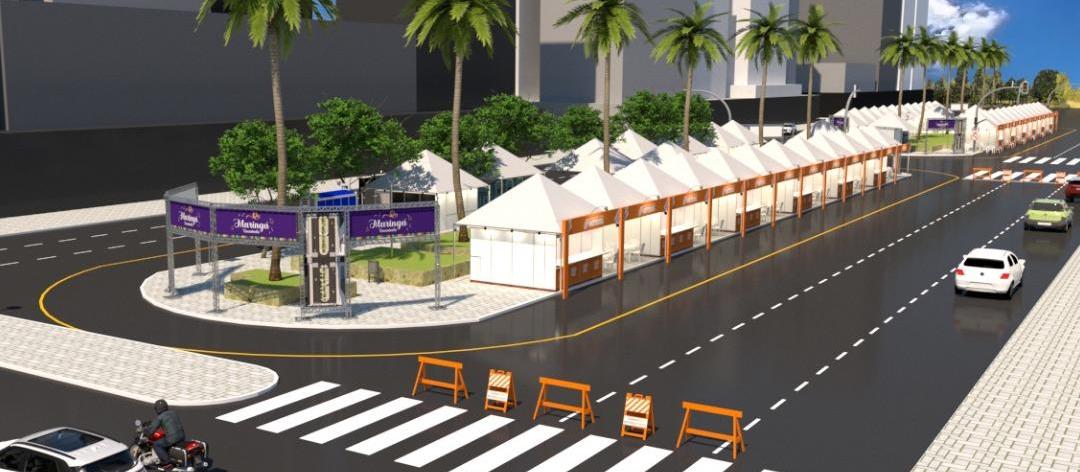 Vila Gastronômica vai transformar Av. Getúlio Vargas em calçadão