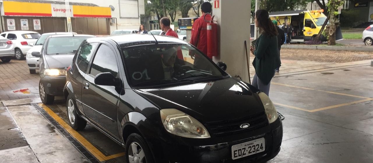 Posto vende gasolina em Maringá a R$ 2,80 cada litro