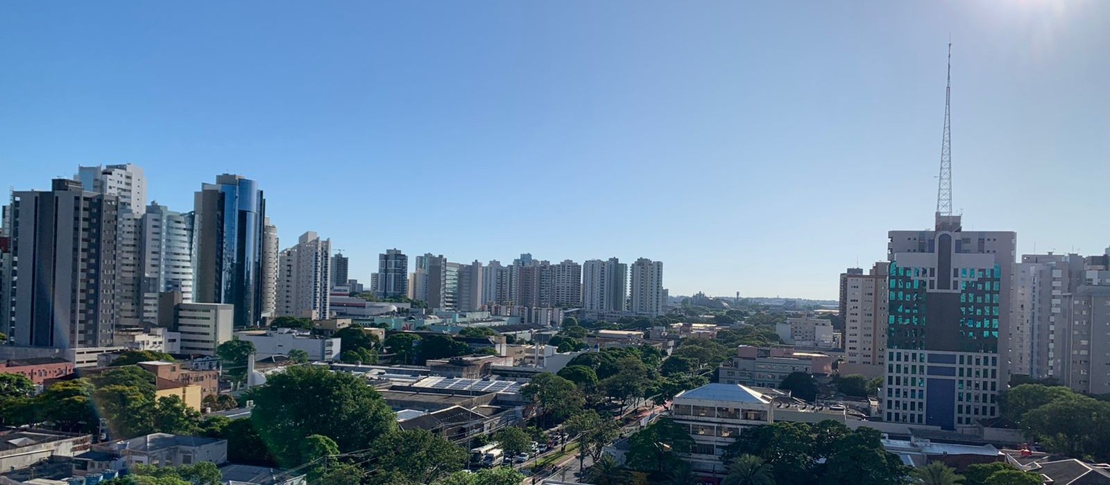 Quarta-feira será de altas temperaturas e dia ensolarado em Maringá