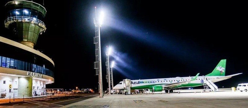 Fiação da pista de pouso no aeroporto de Maringá é furtada