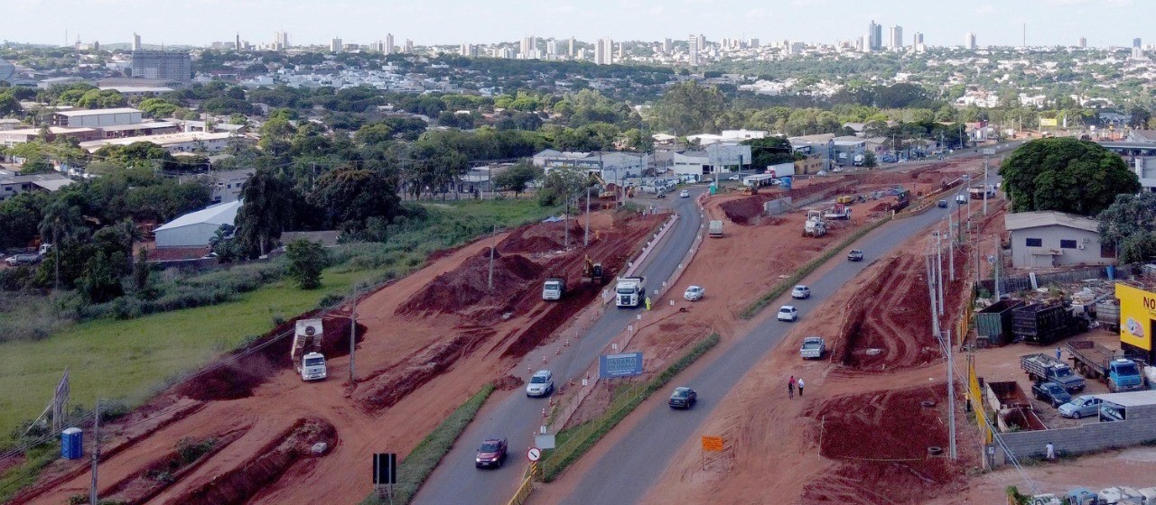 Com 43% das obras concluídas, viadutos pretendem solucionar o tráfego no Trevo Gaúchão