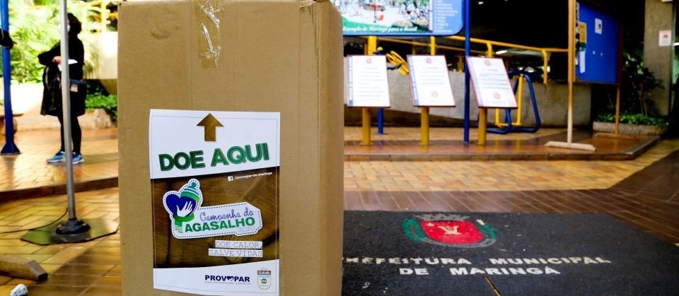 Com queda na temperatura, campanha do agasalho é intensificada