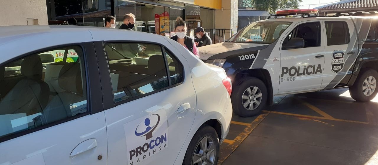 Polícia Civil, Procon e Guarda Municipal percorrem postos de combustíveis de Maringá