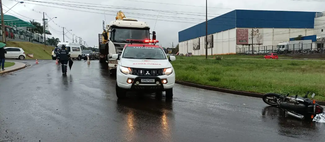 Motociclista de 22 anos morre em acidente no Contorno Sul de Maringá