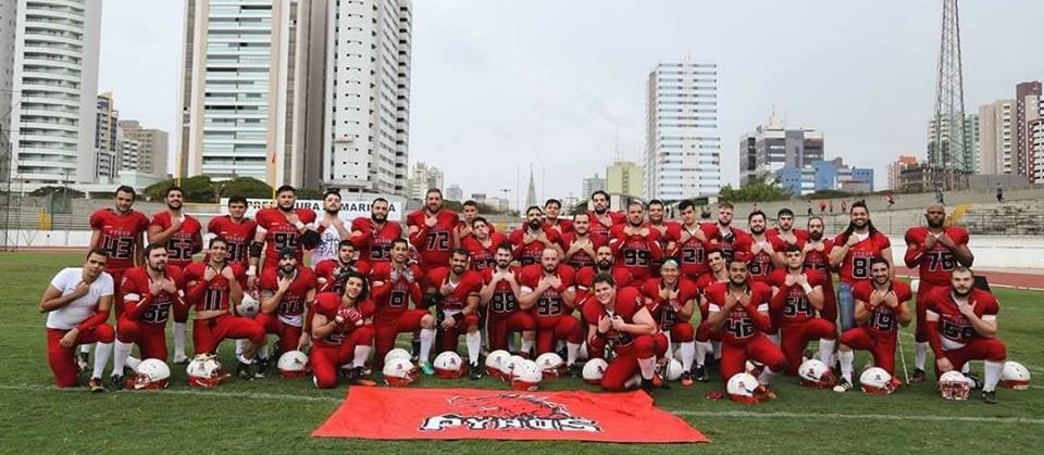 Maringá Pyros é campeão da conferência oeste e avança no Paranaense de Futebol Americano