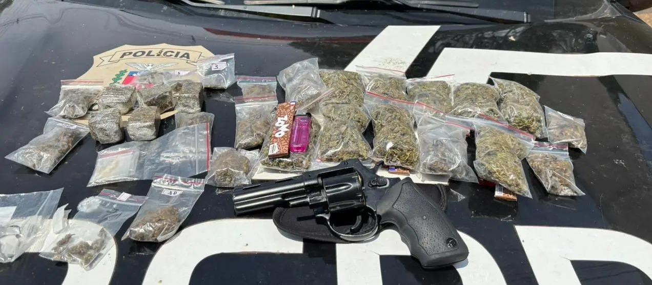 Casal é preso durante ação da Polícia Civil com veículos furtados e drogas em Maringá