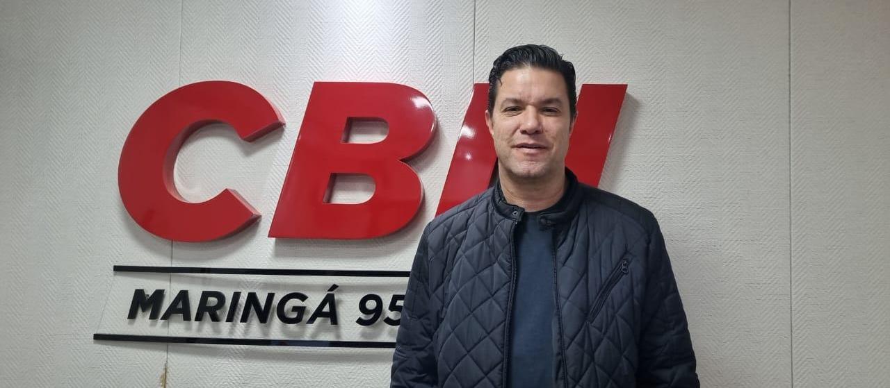 Guto Silva vistoria obras da Delegacia Cidadã em Maringá