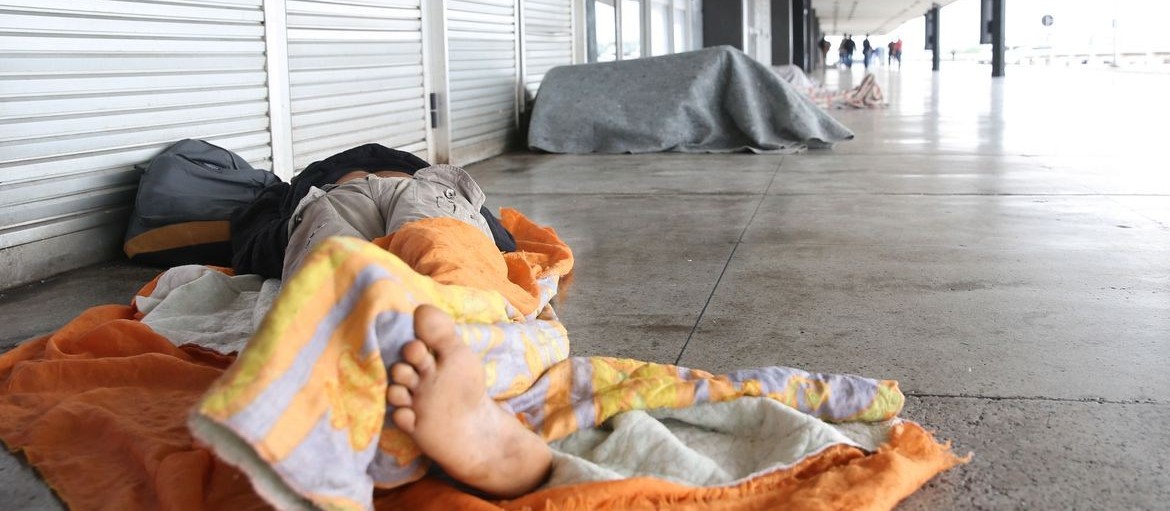 Três moradores de rua foram abrigados nesta madrugada