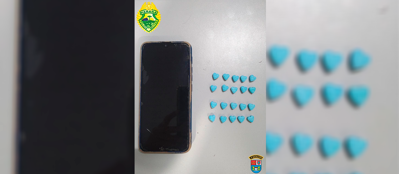 Homem é preso com 20 comprimidos de ecstasy