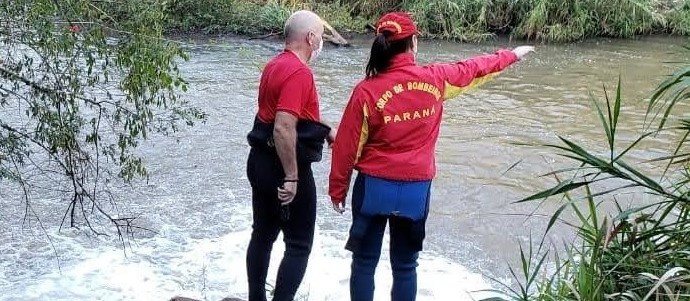 Bombeiros procuram corpo de moradora de Peabiru vítima de feminicídio