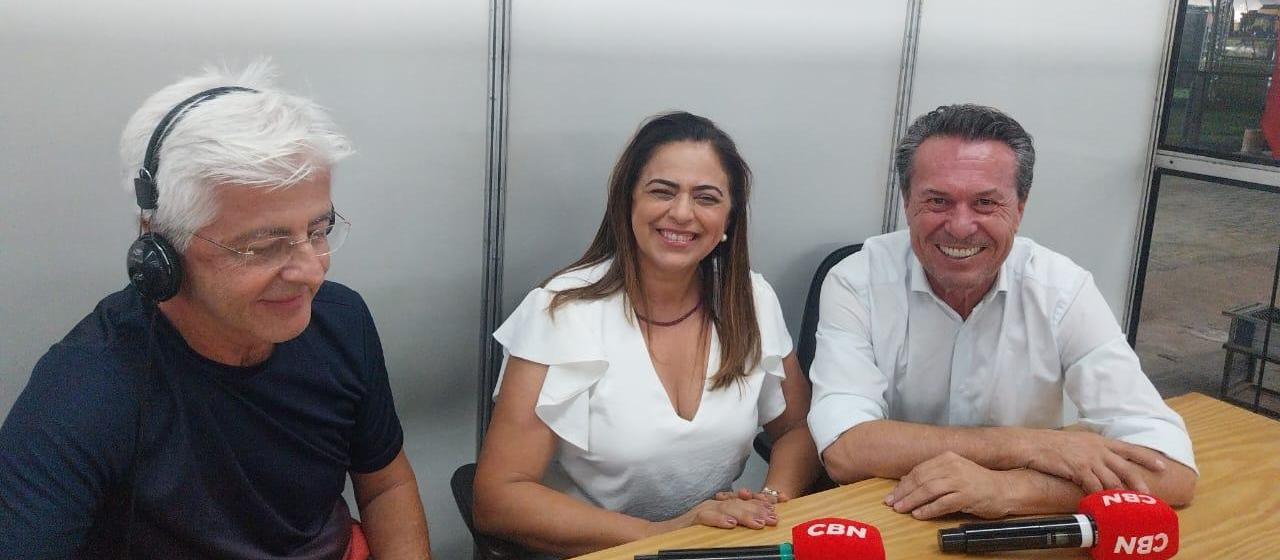 Estúdio da CBN Maringá recebe presidente da SRM e secretário de Agricultura do PR