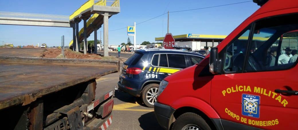 Manifestante morre atropelado na BR-376