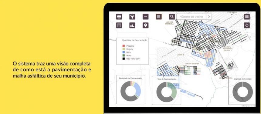 Aplicativo classifica a qualidade e alerta sobre garantia do asfalto